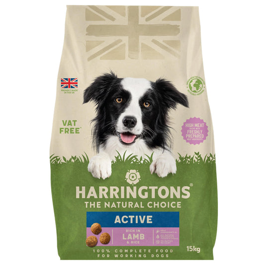 Harringtons Active Worker Complete Lamb & Rice, 15KG
